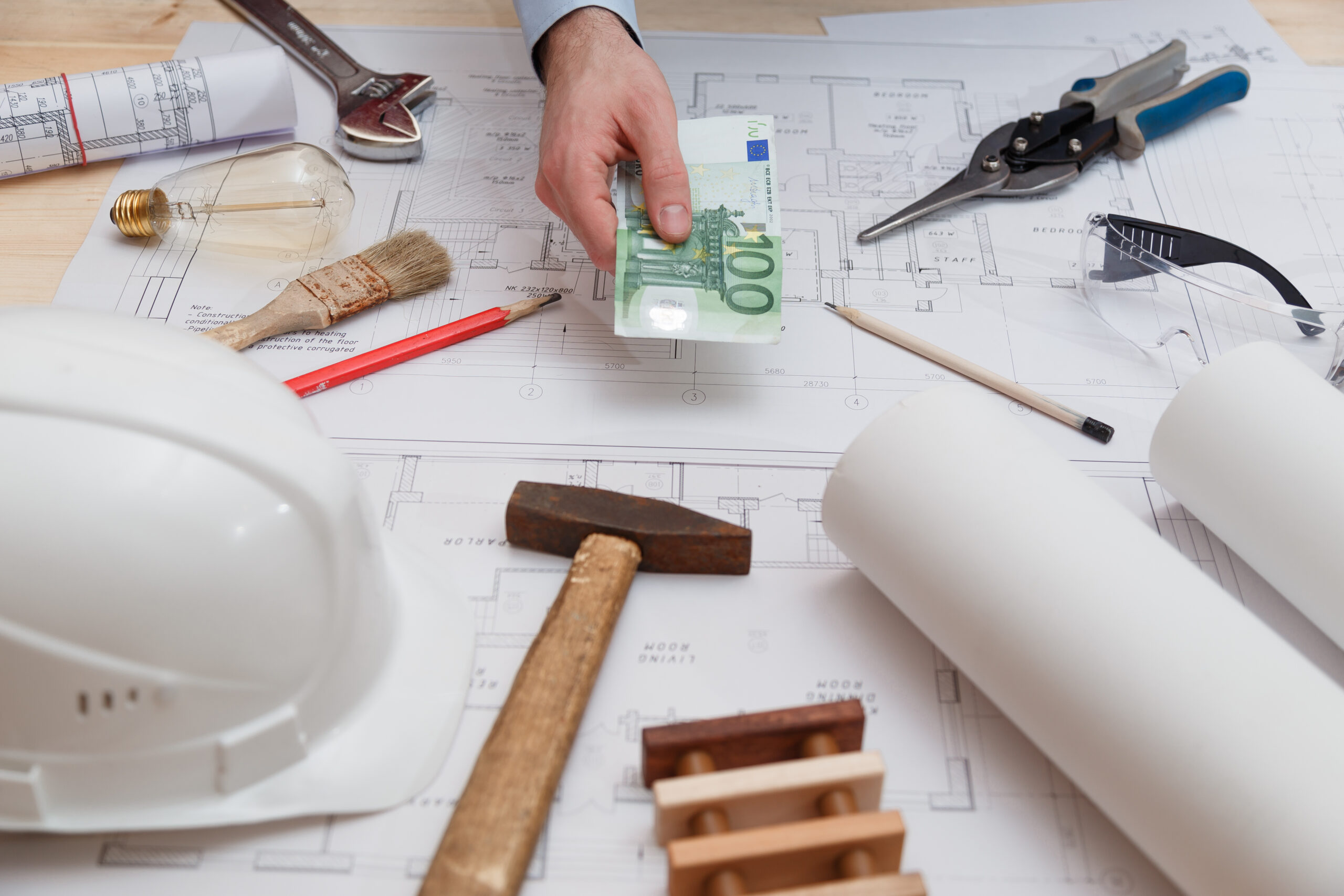 Man pays for engineering, construction and installation services