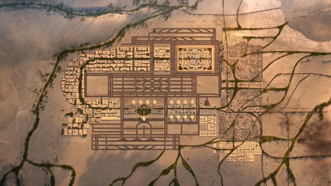 Aerial View of King Salman International Airport